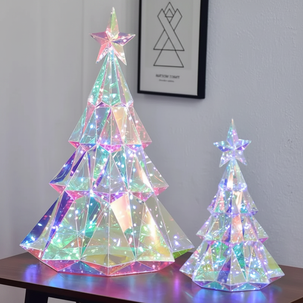 CrystalGlow – Festive & Charming – Decorative LED Christmas Tree