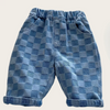 DenimCheck – Comfortable & Trendy – Kids' Pants with a Checkered Pattern