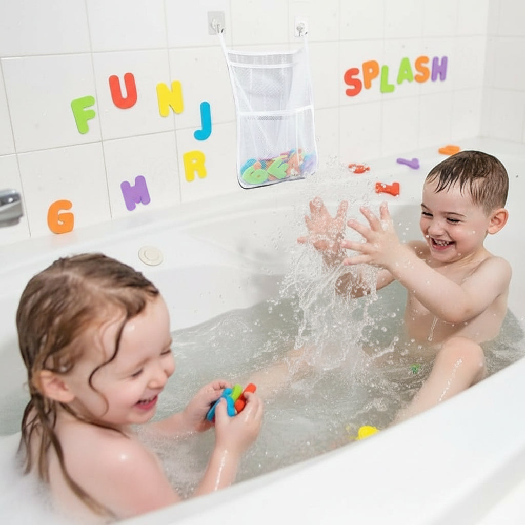 TubyTidy – Mold-Free & Spacious – Bath Storage Net for Bath Toys