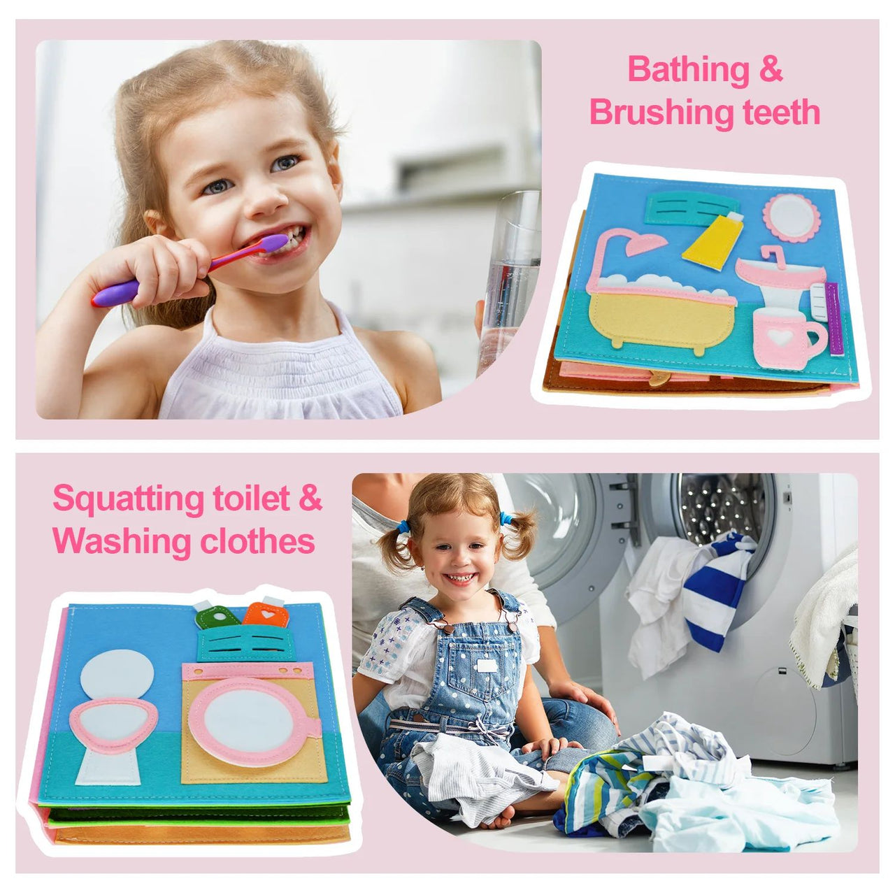 Life Skills Book – Play & Learn - Activity Book Toddler