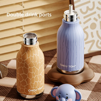 Thumbnail for AnimalSip – Cute & Practical – Children's Stainless Steel Thermos Bottle with Animal Print