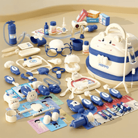 Thumbnail for Hippo Doctors Set™ - Mini Doctors in Action - Toy Doctor Set