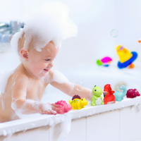 Thumbnail for AquaGlow – Safe & Educational – Glowing Bath Toy Set