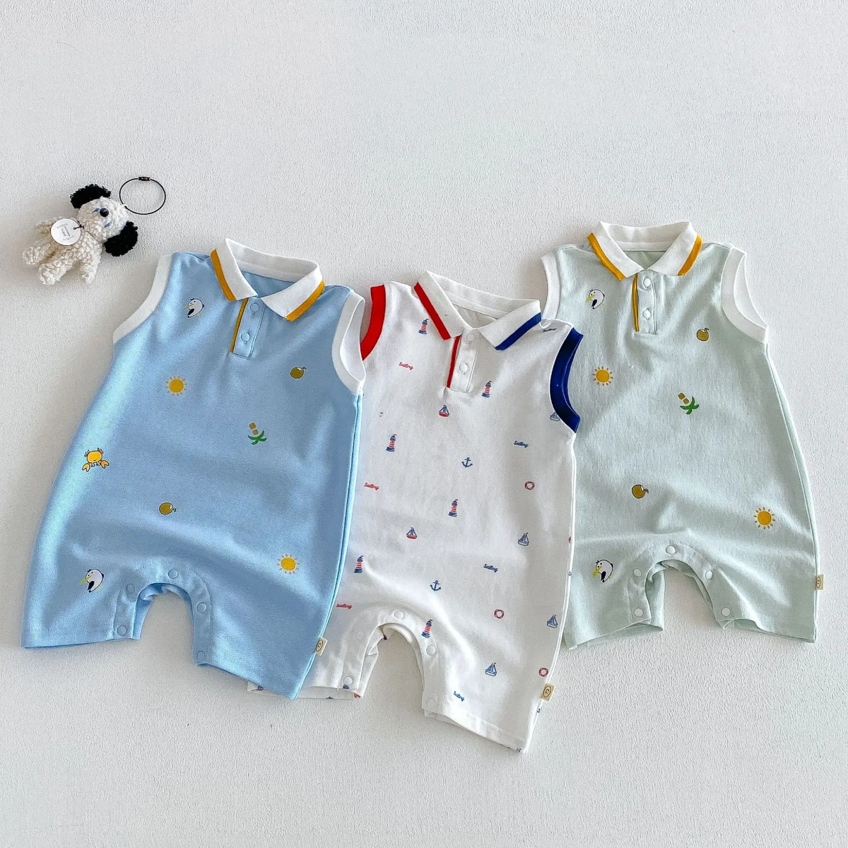 SunnyBaby – Comfortable & Cute – Polo Romper for Babies