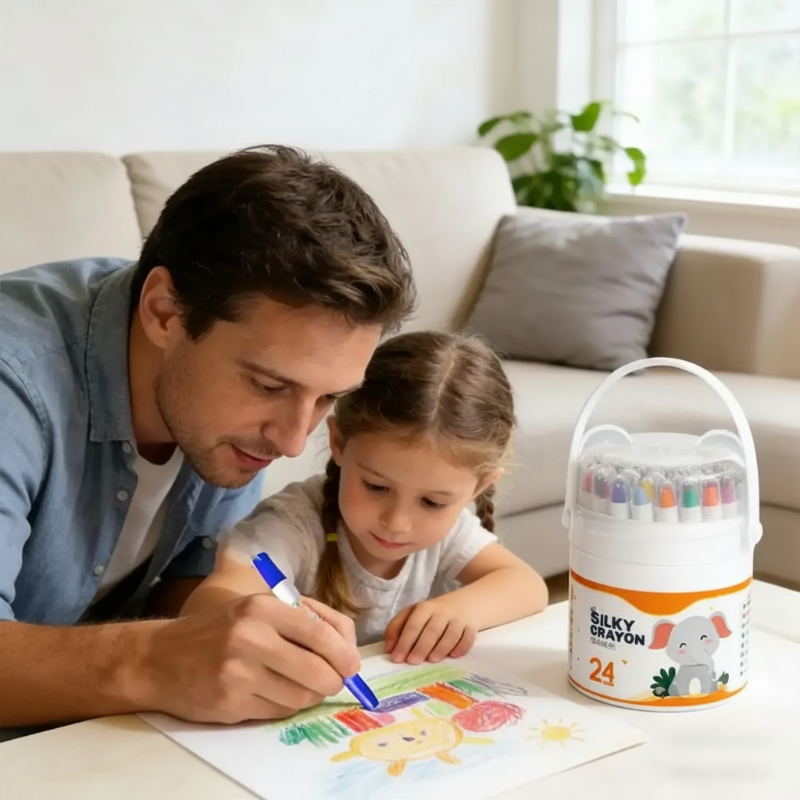 TinyArt – Educational & Safe – Water-Soluble Washable Marker Set