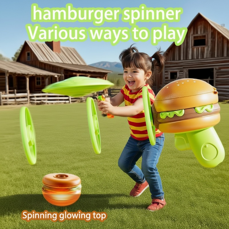 Flying Disk Toy – Creative & Active – Gyro Gun