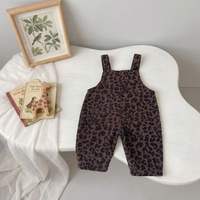 Thumbnail for LeopardChic – Trendy & Comfortable – Girls' Overalls with Leopard Print