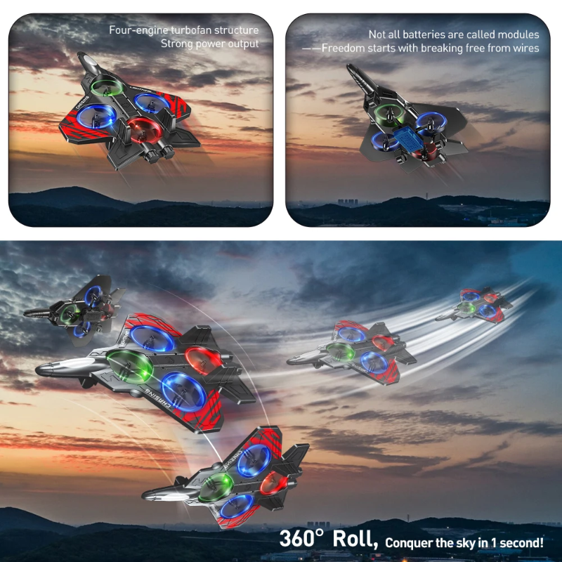 AeroBattle – Action & Fun – RC Stunt Plane with Lights