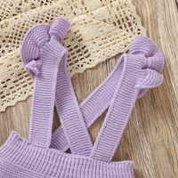 Thumbnail for FloraKnit – Soft & Cute – Baby Outfit with Cardigan, Overalls, and Headband