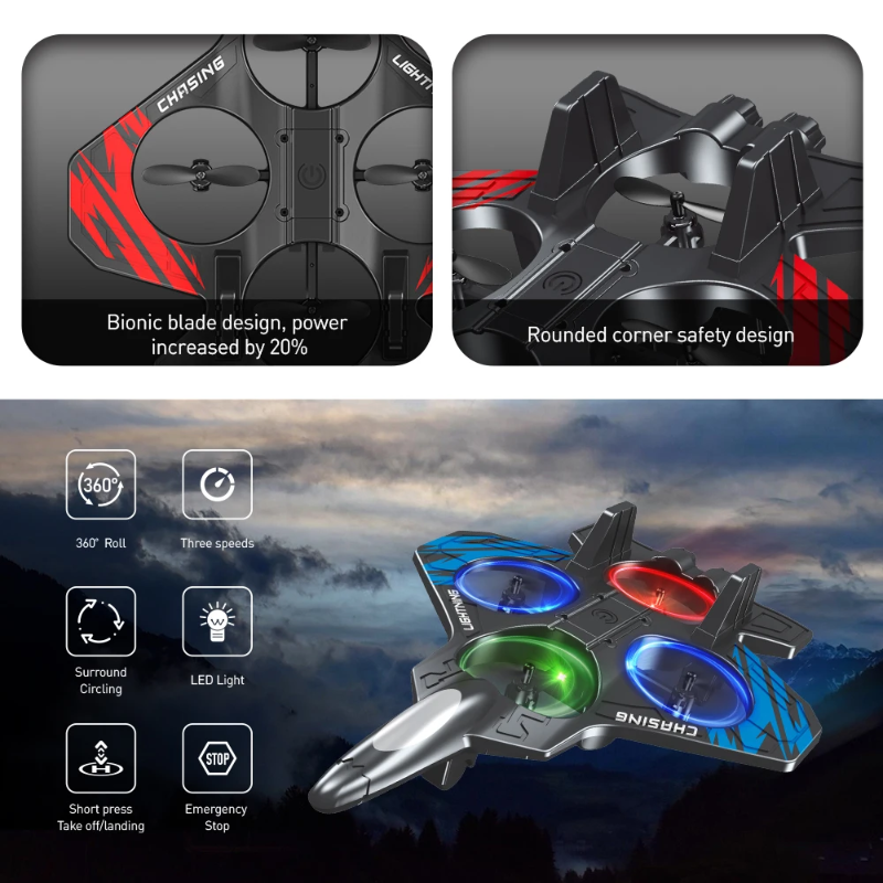 AeroBattle – Action & Fun – RC Stunt Plane with Lights