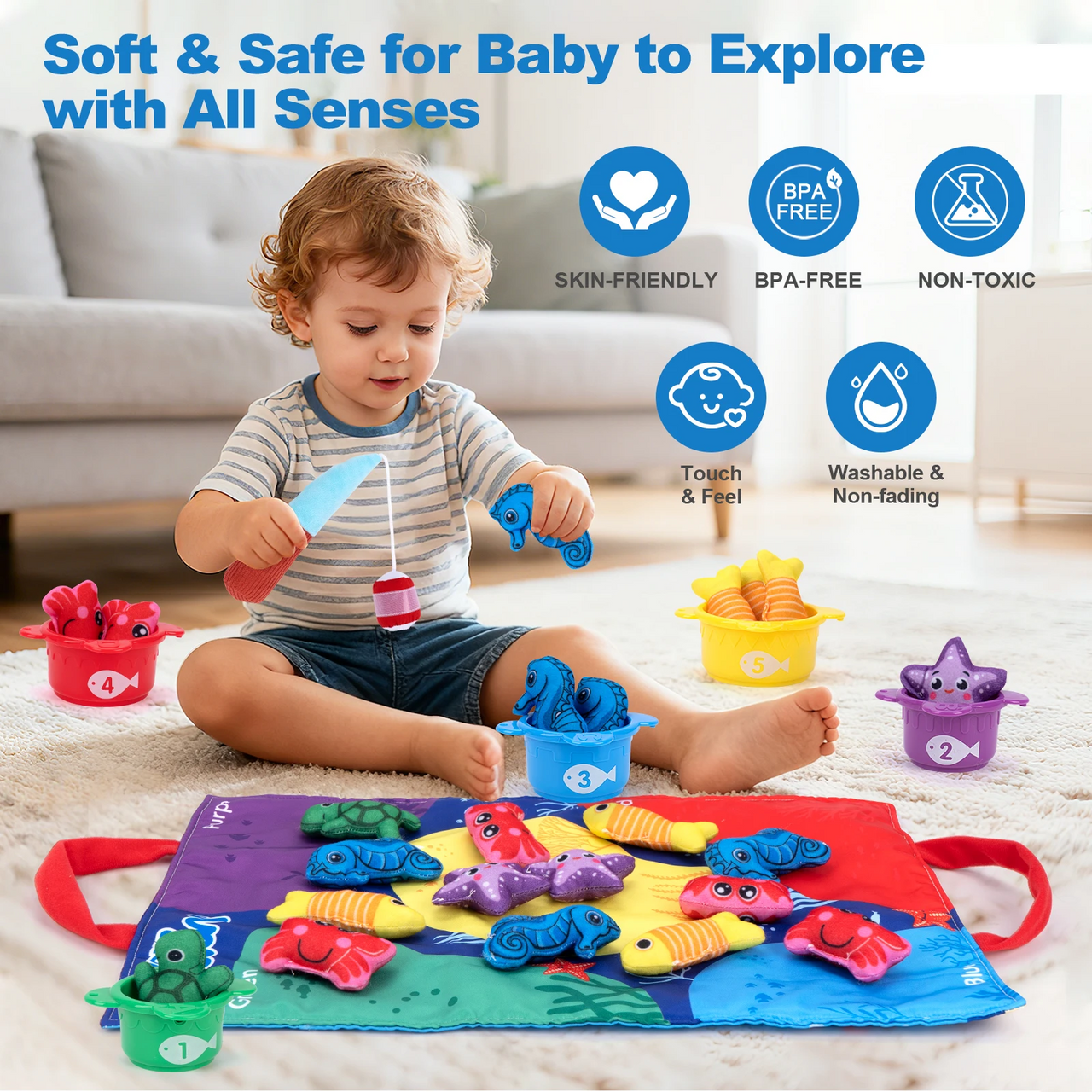 LittleFisher – Educational & Interactive – Montessori Fish Game