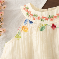 Thumbnail for MiniFlora – Lightweight & Charming – Embroidered Dress for Toddler Girls