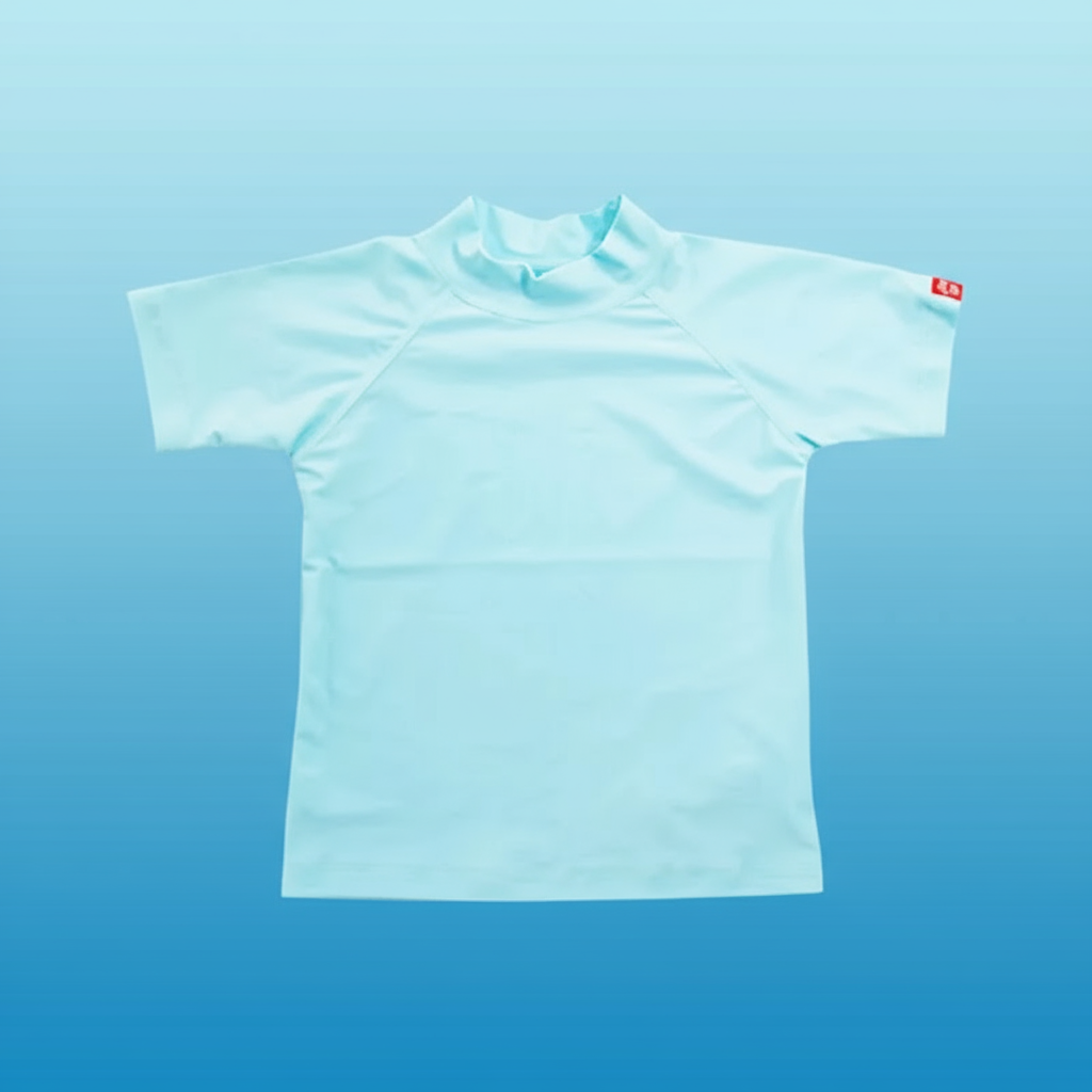SunnyGuard – Summery & Protective – Anti-UV Children's Swim Shirt with Short Sleeves