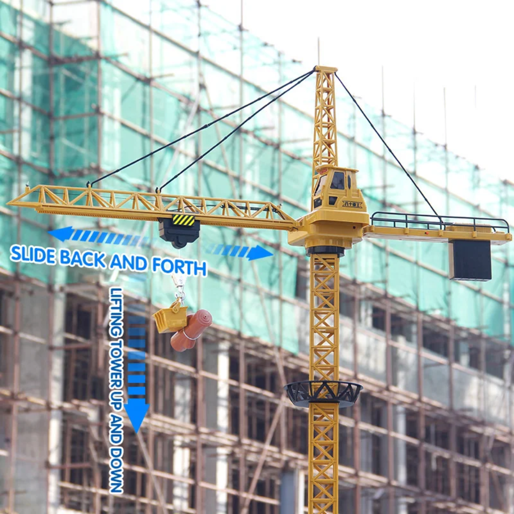 CranePro – Interactive & Realistic – RC Tower Crane Toy