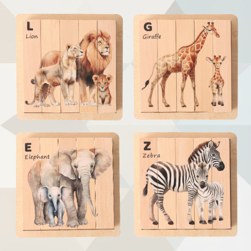 ZooStack – Wood & Interactive – Animal Block Puzzle