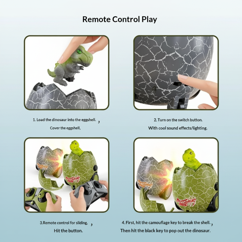 RoarPlay – Exciting & Interactive – RC Dinosaur Egg