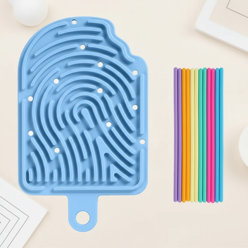FidgetFrost – Playful & Soft – Silicone Busy Board