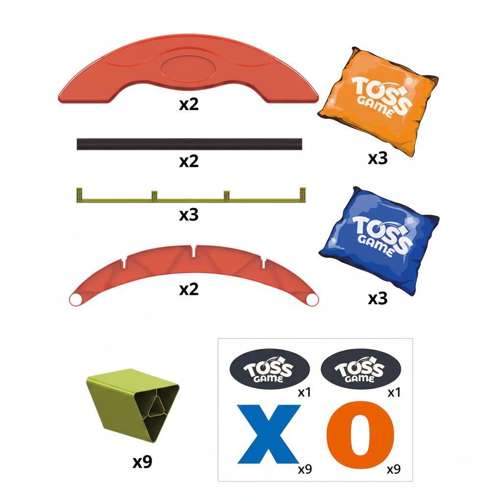 SkillShot – Active & Challenging – Beanbag "Tic-Tac-Toe" Game