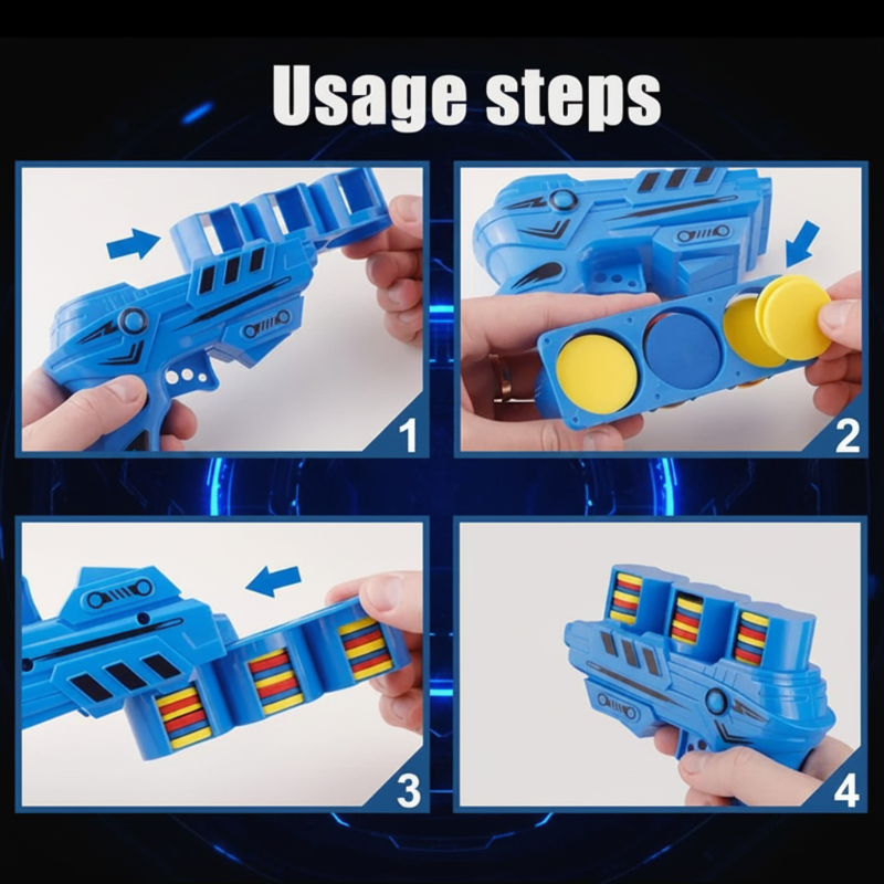 FunGun – Safe & Educational – Foam Shooting Game Set