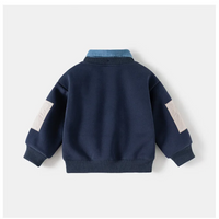 Thumbnail for CoolJunior – Warm & Stylish – Boys' Sweater with Denim Collar