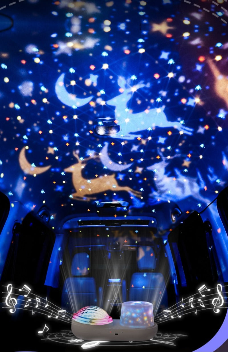 OceanGlow – Soothing & Magical – Starry Sky Projection Night Light
