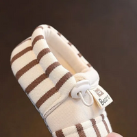 Thumbnail for TinyToes – Soft & Warm – Baby's First Shoes with a Striped Design