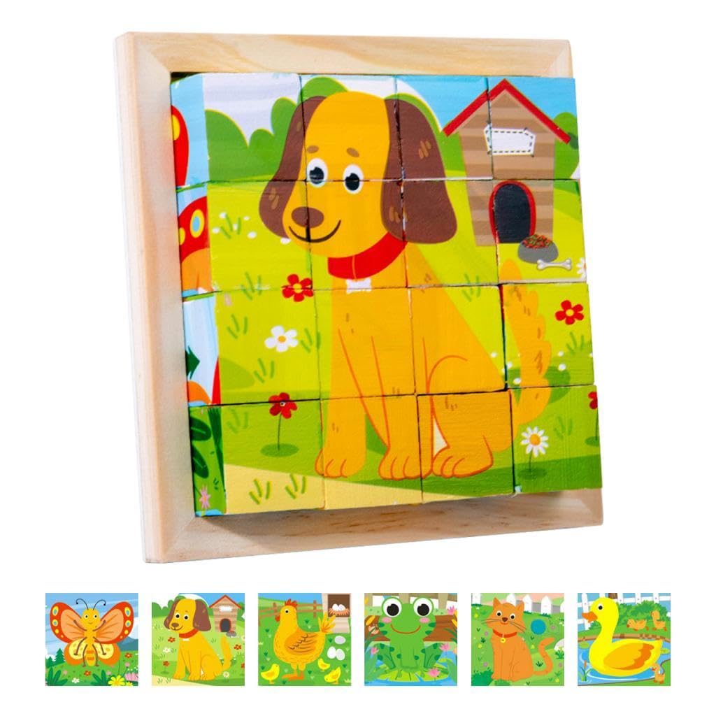 CubePuzzle – Fun & Educational - 3D Wooden Blocks Puzzle