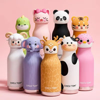 Thumbnail for AnimalSip – Cute & Practical – Children's Stainless Steel Thermos Bottle with Animal Print