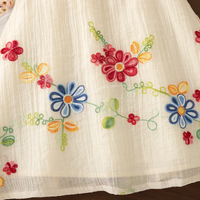 Thumbnail for MiniFlora – Lightweight & Charming – Embroidered Dress for Toddler Girls