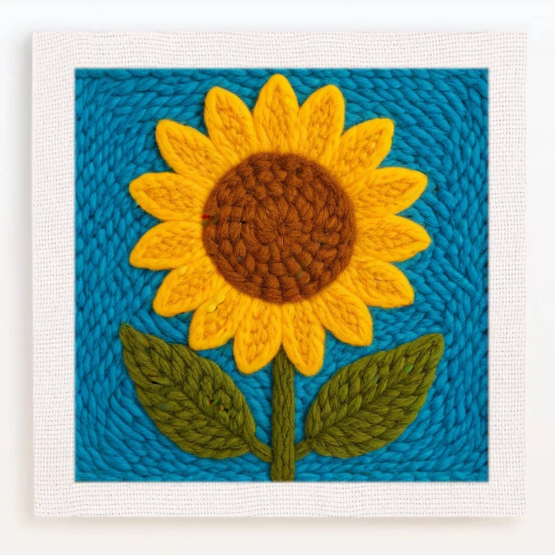 ThreadArt – Handmade & Colorful – Animal Embroidery Kit
