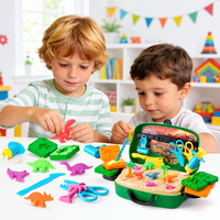 Thumbnail for DinoMaker – Creative & Fun – Dinosaur Clay Play Set with Molds and Tools