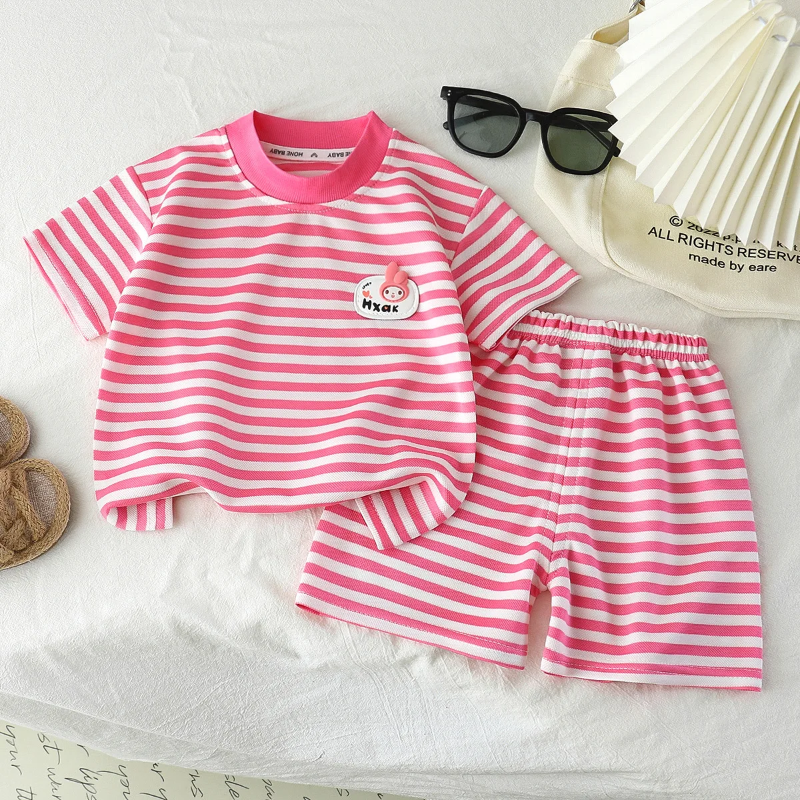 Kids Stripe Outfit – Trendy & Comfortable – Summer Kids' Outfit