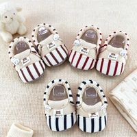 Thumbnail for TinyToes – Soft & Warm – Baby's First Shoes with a Striped Design