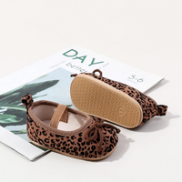 Thumbnail for TinyStyle – Cute & Elegant – Baby Girls' Shoes with Leopard Print