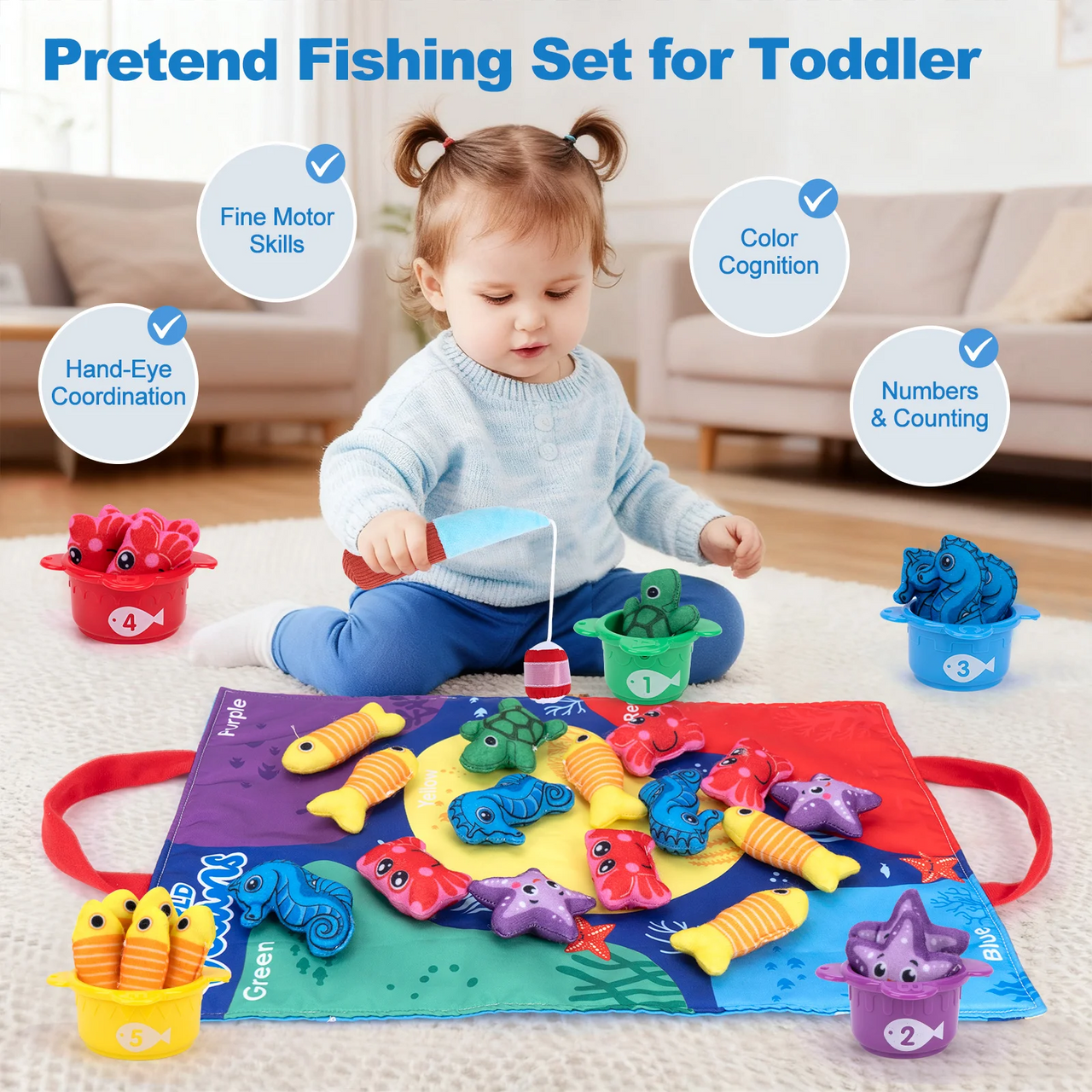 LittleFisher – Educational & Interactive – Montessori Fish Game