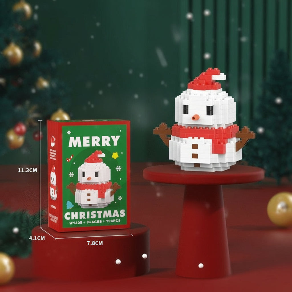 HolidayBlocks – Cheerful & Decorative – Christmas Mini Building Blocks
