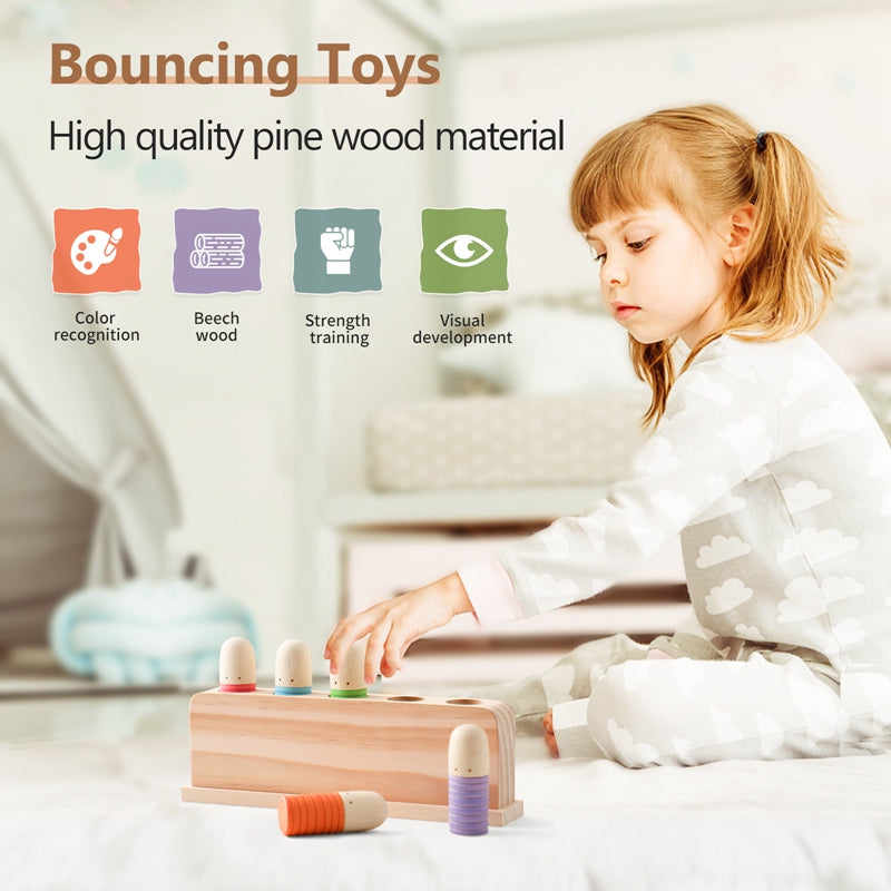 Color Spring – Playing & Developing – Sensory Wooden Baby Toys