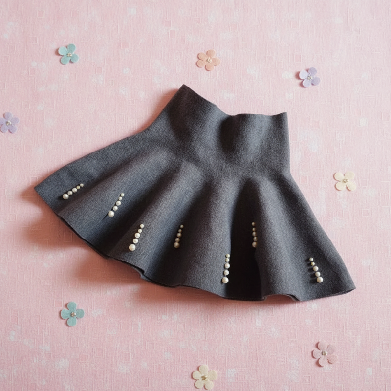 Girls Knitted Skirt – Comfort & Style – Girls' Skirt