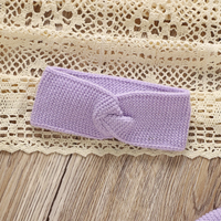 Thumbnail for FloraKnit – Soft & Cute – Baby Outfit with Cardigan, Overalls, and Headband