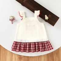 Thumbnail for BerryBloom – Cute & Comfortable – Girls' Dress with Strawberry and Bunny Patch