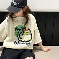 Thumbnail for FunPaws – Playful & Stylish – Oversized T-shirt with Cat Print