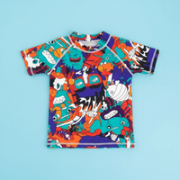 Thumbnail for SunnyGuard – Summery & Protective – Anti-UV Children's Swim Shirt with Short Sleeves