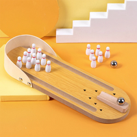 Thumbnail for MiniStrike – Fun & Interactive – Wooden Table Bowling Game