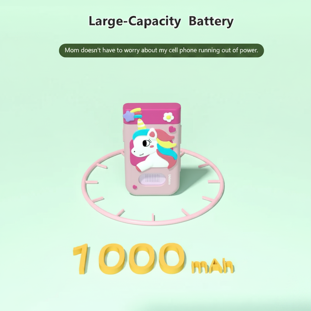 KiddoPhone – Educational & Interactive – Kids' Smartphone with Camera and Games