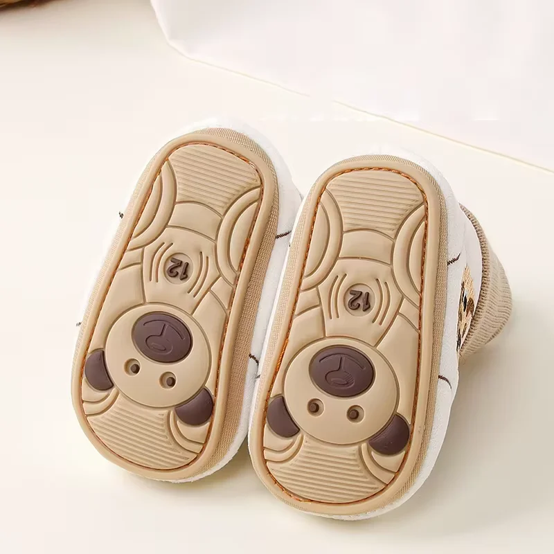 LittleCloud – Cozy & Practical – Warm Baby Shoes with High Socks