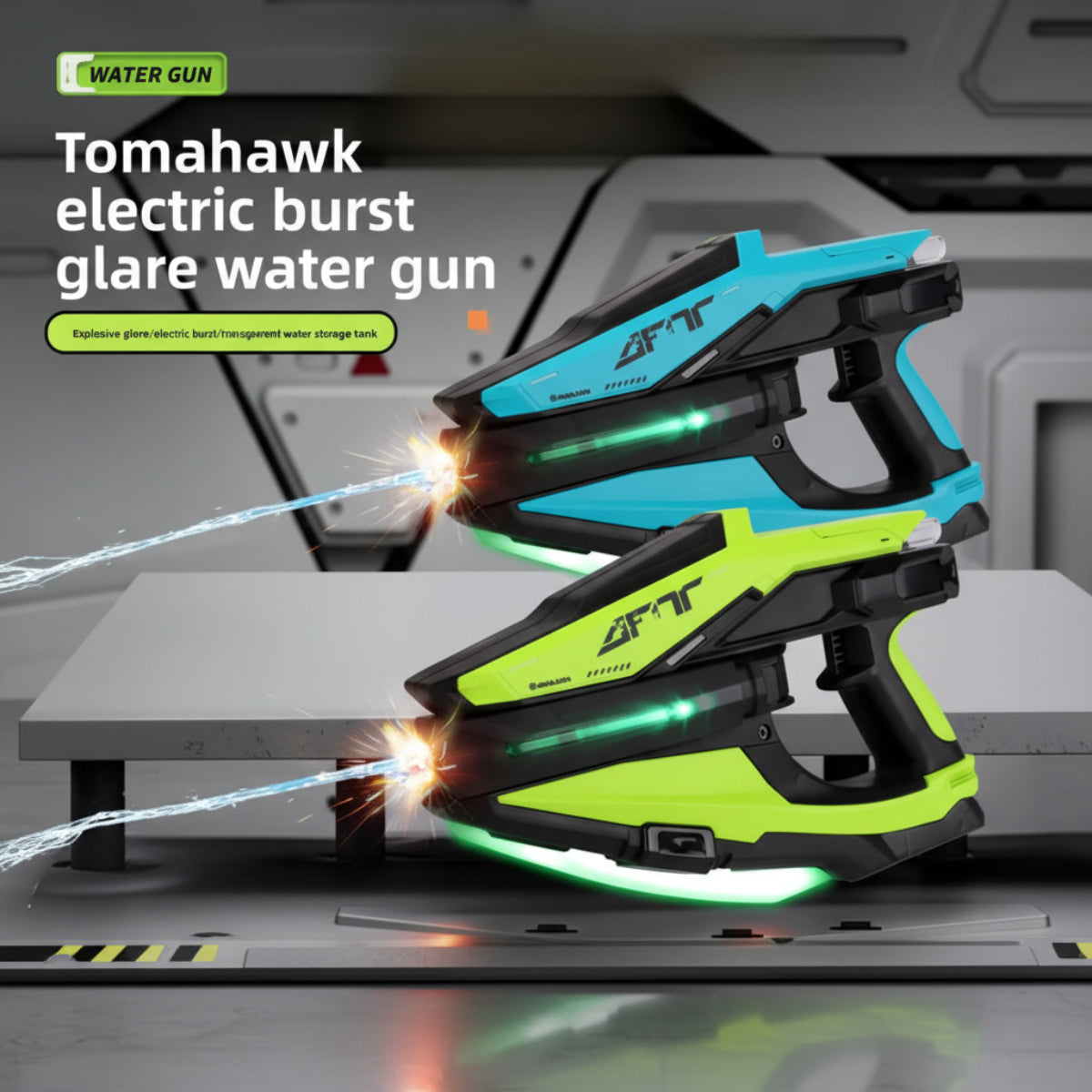 WaterStrike – Power & Fun – Tomahawk Automatic Water Gun