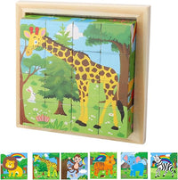Thumbnail for CubePuzzle – Fun & Educational - 3D Wooden Blocks Puzzle