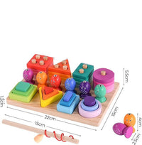 Thumbnail for Colorful Fishing - Creative & Educational - Wooden Fishing Game