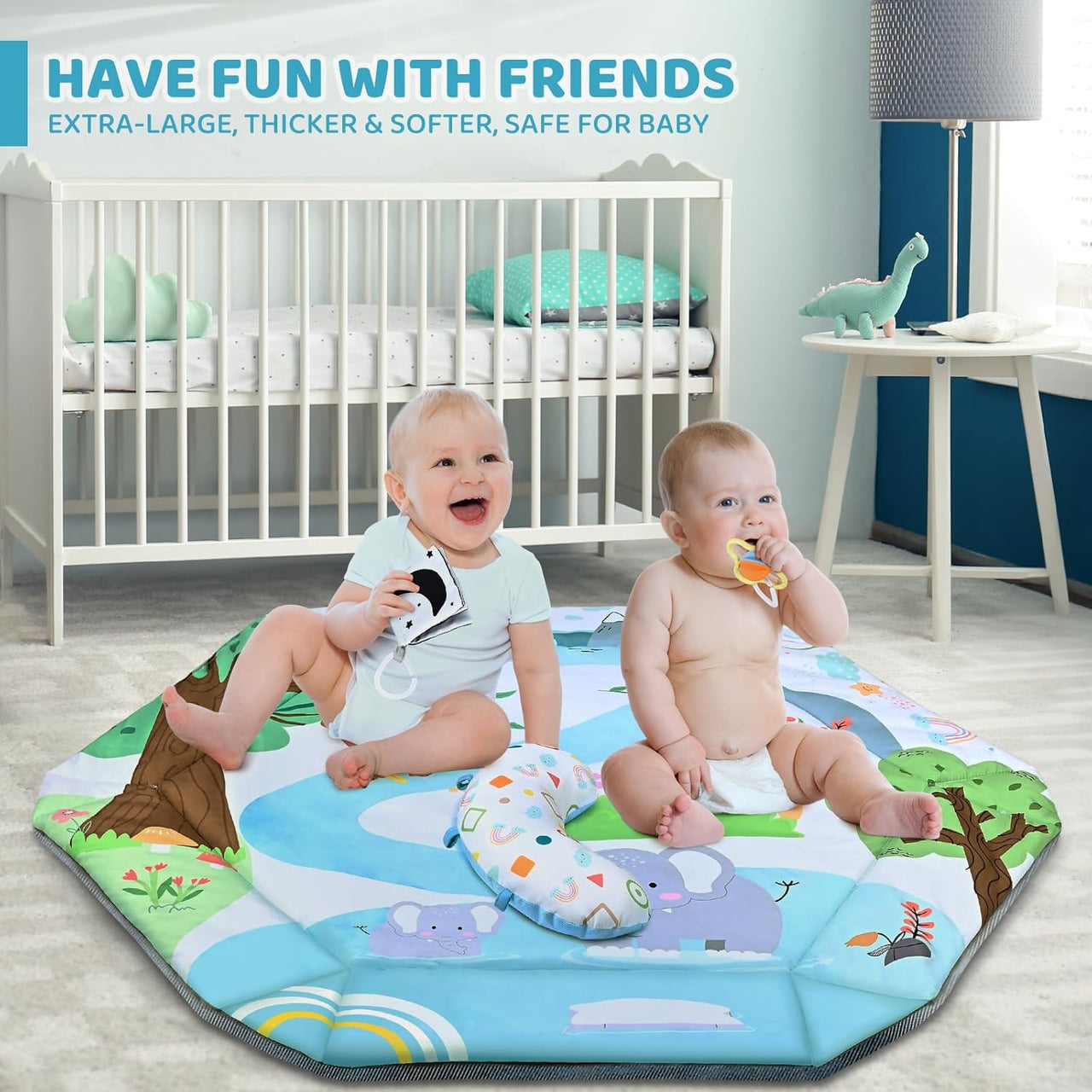 SensoryHaven – 8-in-1 Growth & Play – Baby Play Mat