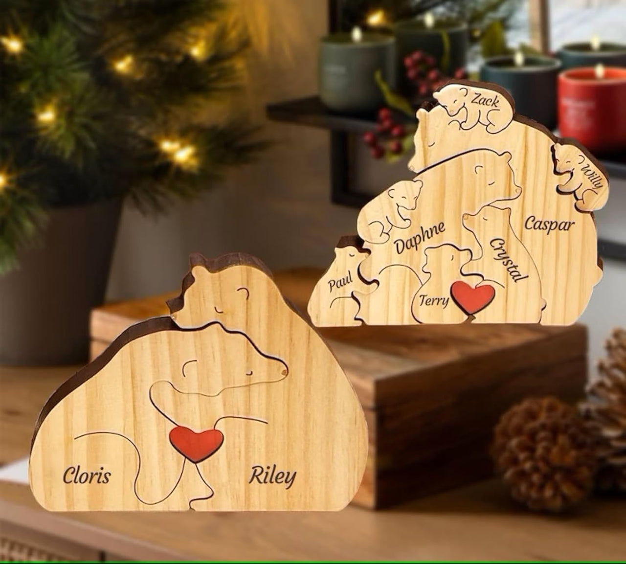 Family Puzzle™ – Personalized Mother's Day Gift with a Family of Bears